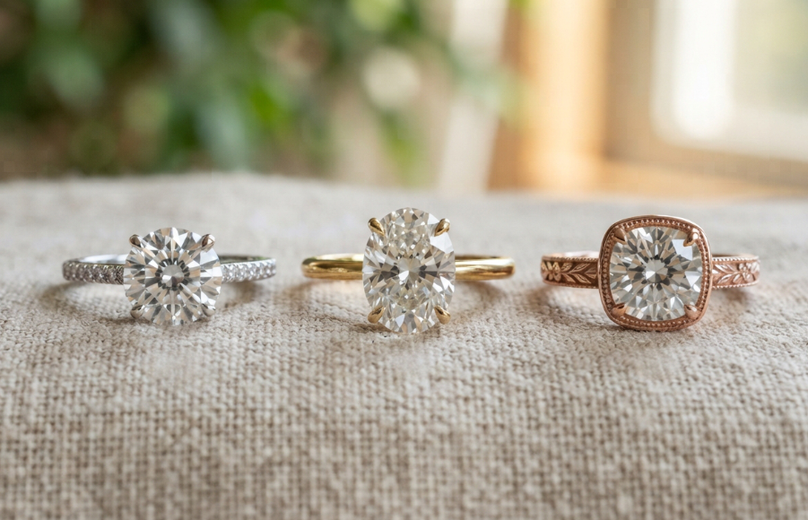 Moissanite Engagement Rings