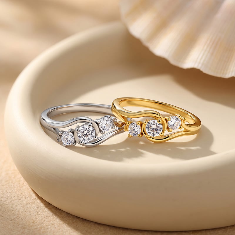 Three Stone Promise Ring