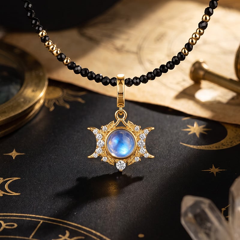 Triple Moon Necklace